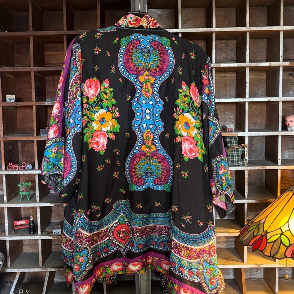 Johnny Was SOLD OUT Rose Spark Yena Kimono - Picture 4 of 7